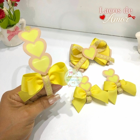 Kit Laceira de Sucesso | Laços de Amor (Amarelo) | monta 4 peças - comprar online