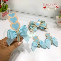 Kit Laceira de Sucesso | Laços de Amor (Azul bebê) | monta 4 peças - comprar online