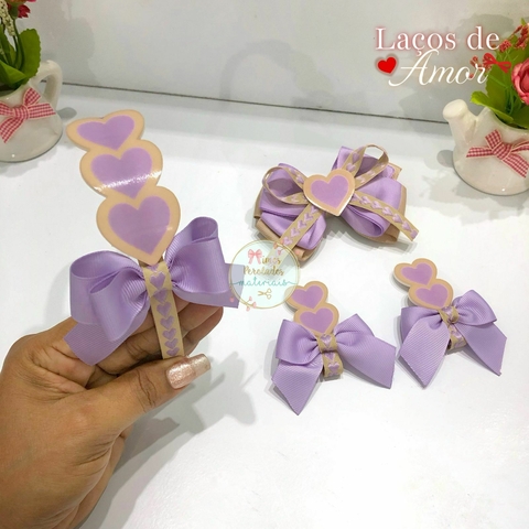 Kit Laceira de Sucesso | Laços de Amor (Lavanda) | monta 4 peças - comprar online