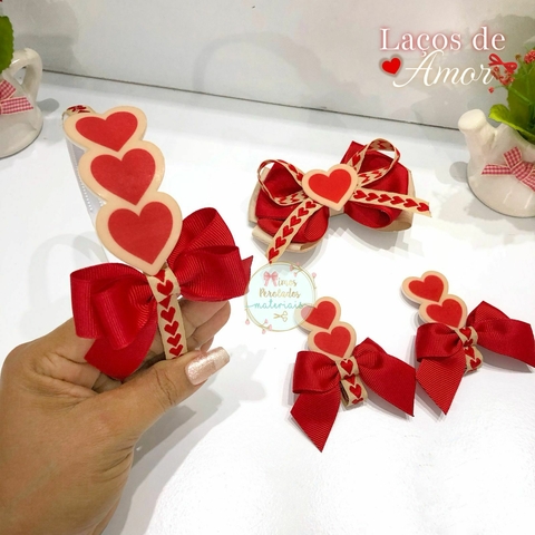 Kit Laceira de Sucesso | Laços de Amor (Vermelho) | monta 4 peças - comprar online