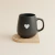 Caneca Preta de Coração - 260 ml na internet