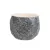Mini Cachepot de Cerâmica Preto 7cm