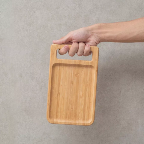 Bandeja Retangular Bambu 25cm - comprar online