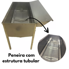 Mesa desoperculadora 25 quadros C/ ABA (Inox 304) - SR APICULTURA