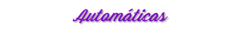 Banner da categoria Automáticas