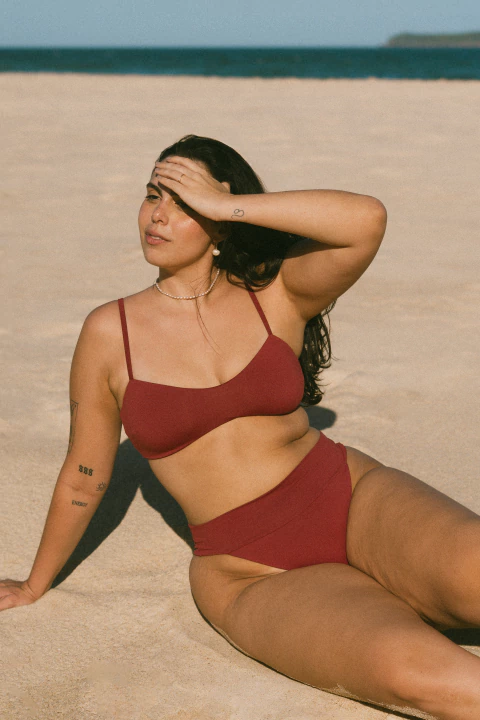 Novo Top Campeche Cereja - comprar online