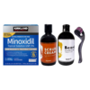 KIT 6 KIRKLAND 5% + 1 ESFOLIANTE FACIAL + 1 SHAMPOO DE BARBA DERMAROLLER 0,5mm