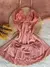 Camisola Rose Com Renda - Ref.1574 na internet