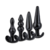 Kit Plug Anal Silicone com Alça - 4 Tamanhos - comprar online