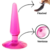 Plug Anal de Silicone com Ventonsa - Rosa na internet