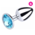 Plug Anal Joia Grande Metal Cromado 9x4cm - comprar online