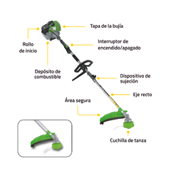 Desmalezadora Motosierra Bordeadora Cortacerco Branx 4 en 1 52cc en internet
