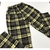 Calça xadrez amarela - PP - comprar online