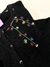 Cardigan com bordados de florzinhas - P - comprar online