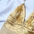 Vestido dourado de festa - G - loja online