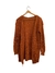 Cardigan terracota alogando tricot - G