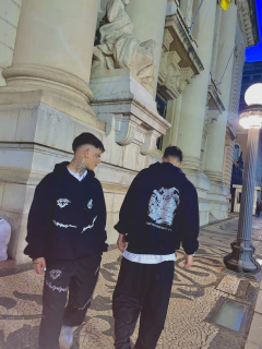 Moletom Black Boogyeman - GLOW IN THE DARK - DROP SORRISO DEMONIACO na internet