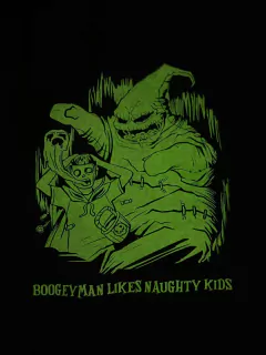 Moletom Black Boogyeman - GLOW IN THE DARK - DROP SORRISO DEMONIACO - loja online