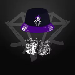 BUCKET FISHERMAN BLACK PURPLE PODER DA MANIPULAÇÃO - LIMITADO EM 30 UNIDADES - comprar online