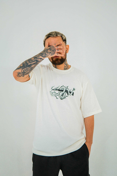 CAMISETA OFF WHITE AK DO DRAGÃO V2 - comprar online