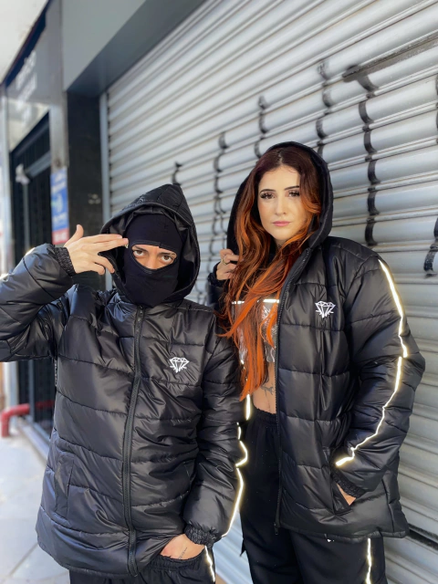 PUFFER JACKET REFLETIVA E IMPERMEAVEL DARK FIRE DRAGON - LIMITADO EM 30 UNIDADES