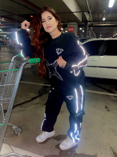 SUÉTER BLACK LUFFY GEAR 5 REFLETIVO - DROP HAKI DO REI - EDIÇÃO LIMITADA EM 30 UNIDADES - - Ostenta Gang