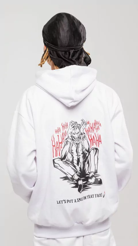 Moletom White Joker - DROP SORRISO DEMONIACO