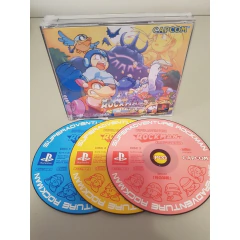 PS1 - Super Adventure Rockman (3 discos) - Leia a descrição