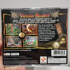 PS1 - Vandal Hearts 1 (mídia preta) - USE GAMES