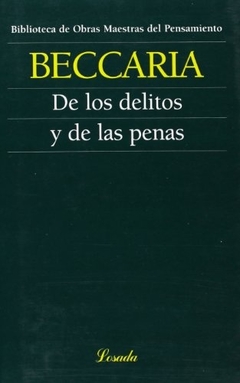 DE LOS DELITOS Y DE LAS PENAS