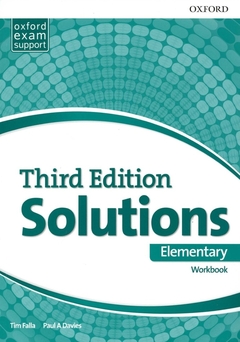 SOLUTIONS ELEMENTARY THIRD EDITION WB