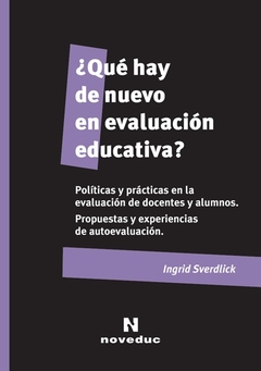 ¿QUÉ HAY DE NUEVO EN EVALUACIÓN EDUCATIVA?