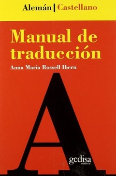 MANUAL DE TRADUCCION ALEMAN /CASTELLANO