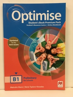 OPTIMISE B1 PRELIMINARY FOR SCHOOLS SB PREMIUM PACK - comprar online