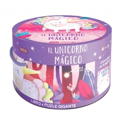 UNICORNIO MAGICO LIBRO + PUZLE GIGANTE DE 30 PIEZAS