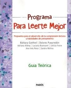 PROGRAMA PARA LEERTE MEJOR. GUÍA TEÓRICA