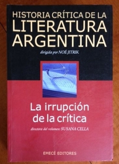 HISTORIA CRÍTICA DE LA LITERATURA ARGENTINA TOMO 10
