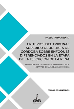 CRITERIOS DEL TRIBUNAL SUPERIOR DE JUSTICIA DE CÓRDOBA SOBRE ENFOQUES DIFERENCIADOS