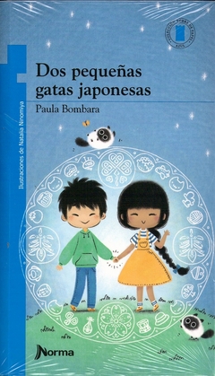 DOS PEQUEÑAS GATAS JAPONESAS. TORRE AZUL