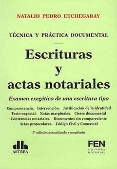 ESCRITURAS Y ACTAS NOTARIALES