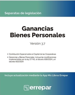 GANANCIAS. BIENES PERSONALES. VERSIÓN 3.7 SEPARATAS