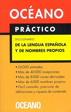 OCEANO PRACTICO DICCIONARIO DE LA LENGUA ESPAÑOLA Y DE NOMBRES PROPIOS en internet