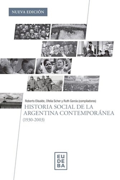 HISTORIA SOCIAL DE LA ARGENTINA CONTEMPORANEA - comprar online