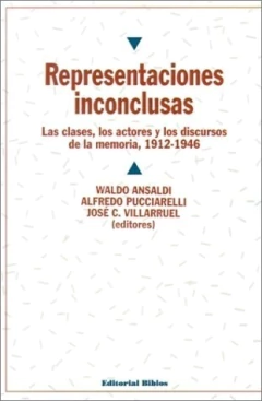 REPRESENTACIONES INCONCLUSAS
