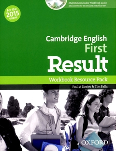 CAMBRIDGE ENGLISH FIRST RESULT B2 WB RESOURCE PACK WITH MULTIROM