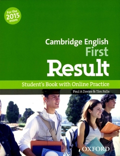 CAMBRIDGE ENGLISH FIRST RESULT B2 SB WITH ONLINE PRACTICE