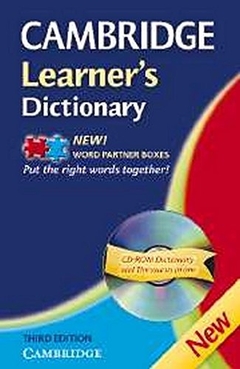 CAMBRIDGE LEARNER S DICTIONARY 3º ED WITH CD