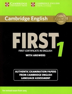 CAMBRIDGE ENGLISH FIRST 1 W/KEY ST´S BOOK