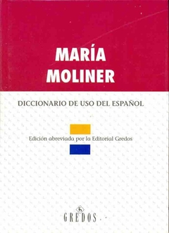 DICCIONARIO DE USO DEL ESPAÑOL - 2 TOMOS