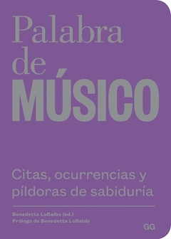 PALABRA DE MÚSICO